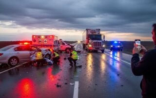 What happens if you were hit by a commercial truck in Illinois?