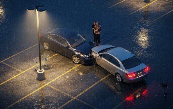 What if your accident happened in a parking lot in Pennsylvania?