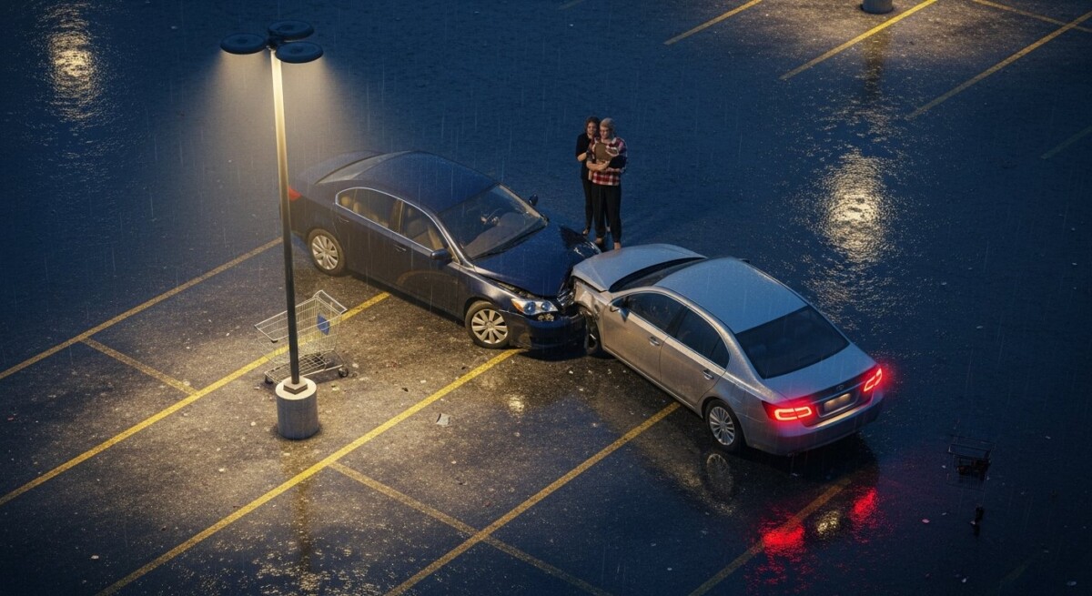 What if your accident happened in a parking lot in Pennsylvania?