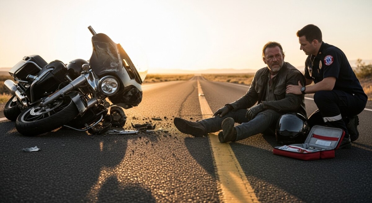 Can you recover damages after motorcycle hit and run in Nevada?