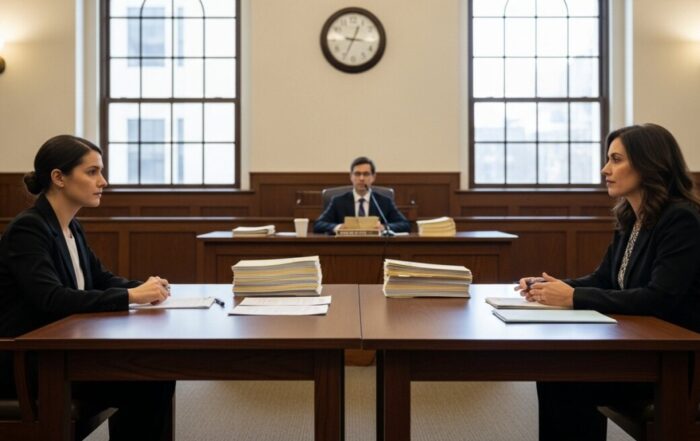 How long does bankruptcy court hearing last in New Jersey?