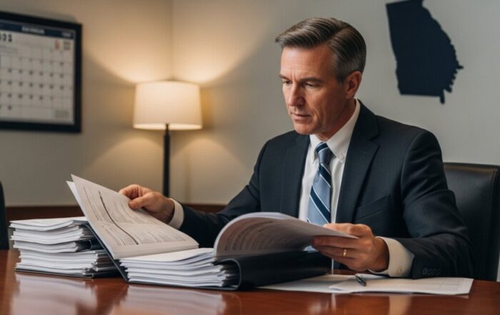 How long does bankruptcy trustee review take in Georgia?