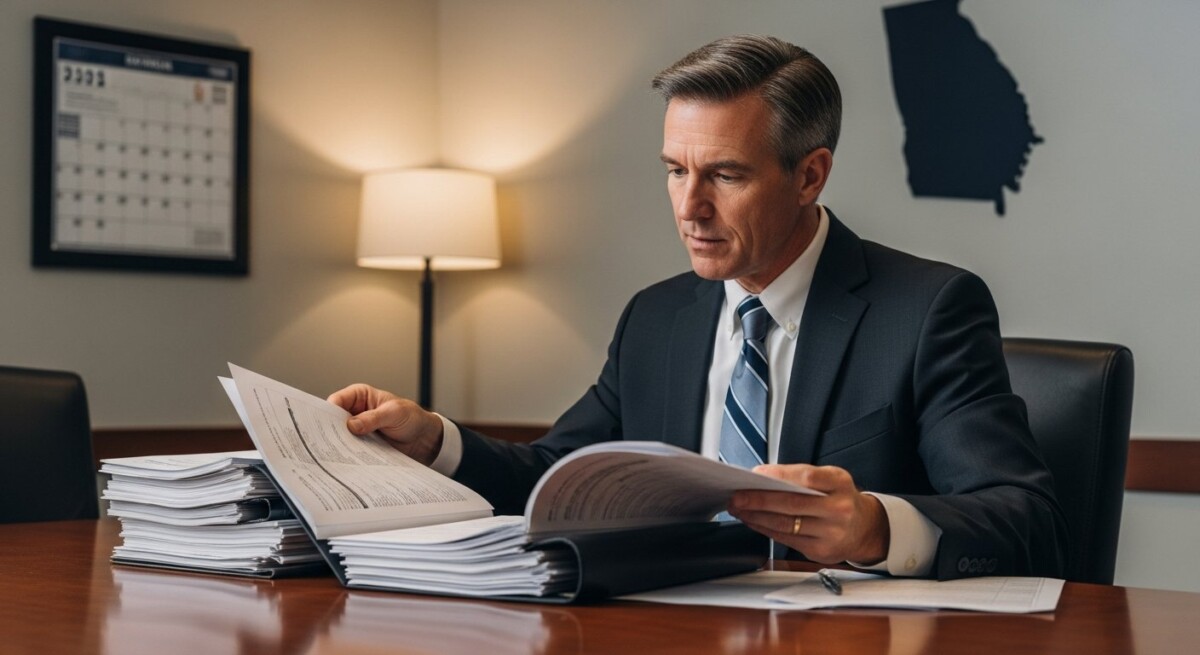 How long does bankruptcy trustee review take in Georgia?