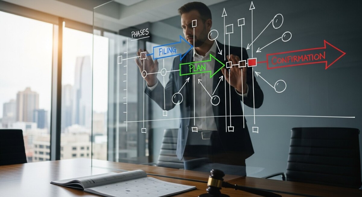 How long does Chapter 11 case take in New Jersey?