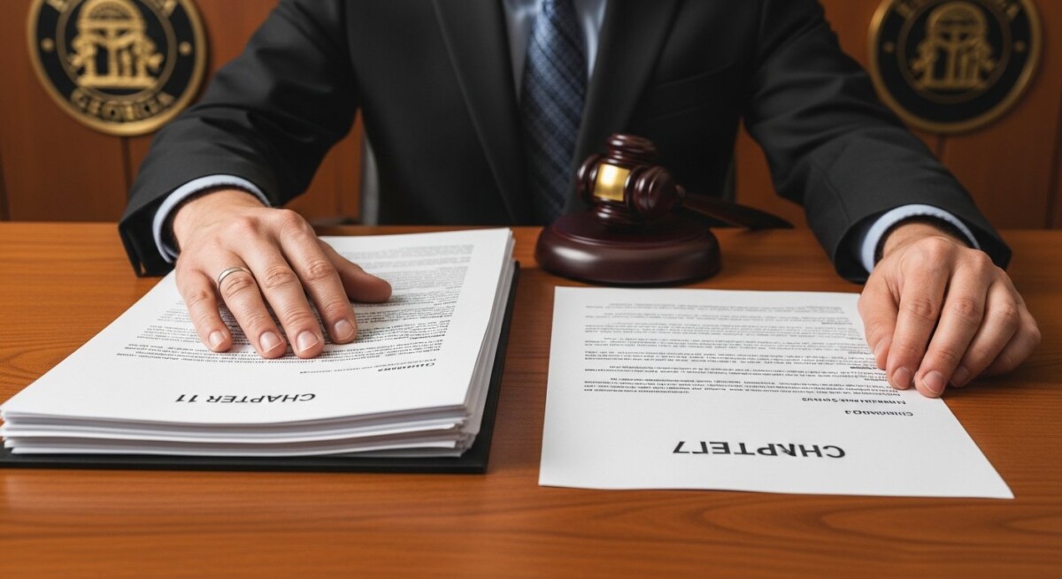 How long does it take to convert Chapter 11 to Chapter 7 in Georgia?