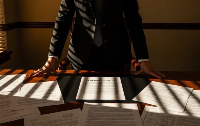 What happens if you file bankruptcy with pending lawsuit in Texas?