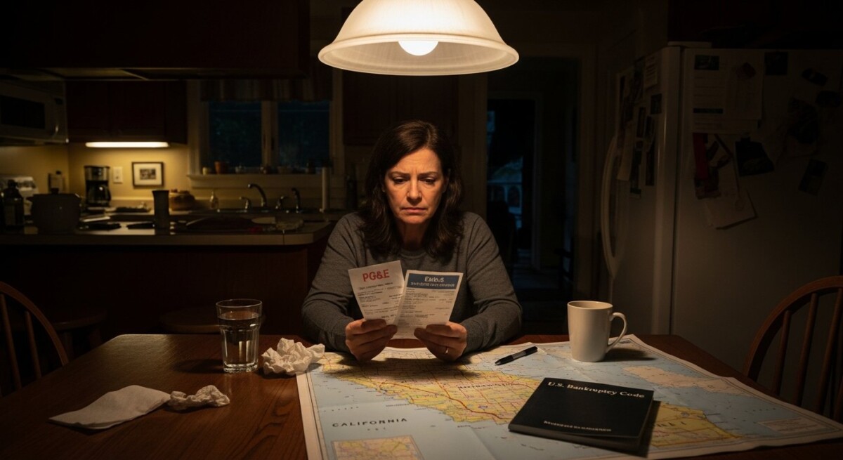 Can you discharge old utility debt in California bankruptcy?