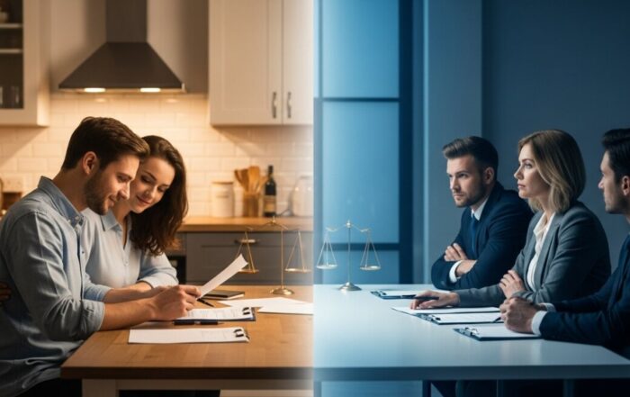 What is the difference between contested and uncontested divorce